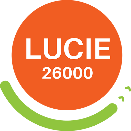 Logo Label RSO Lucie 26000 obtenu par l'Adapei 35 dans le cadre de sa démarche RSO